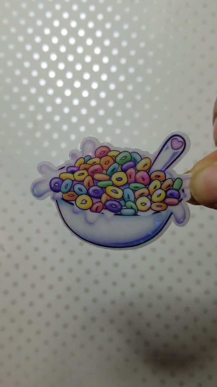 Frog-o's Froggy Cereal Glossy or Holo Sticker Frogs Holo -  UK