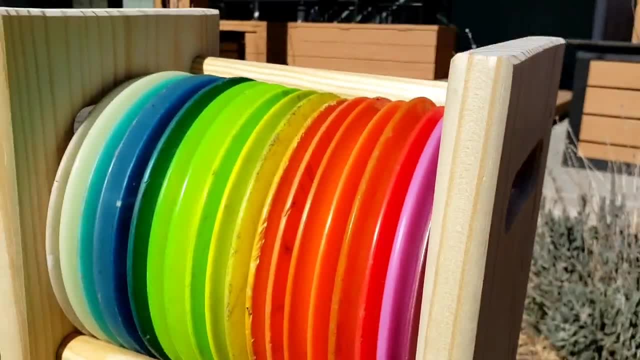 Customizable Disc Golf Storage Rack, 15-250 Discs