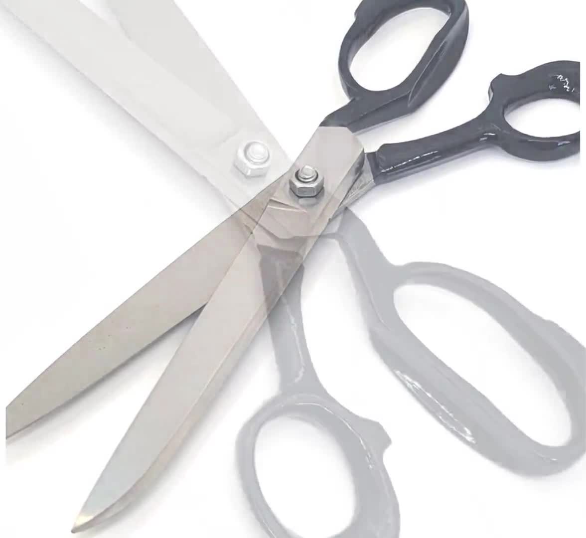 Fabric Shears Stainless Steel 12 Heavy Duty Tailor Scissors Extra Large 