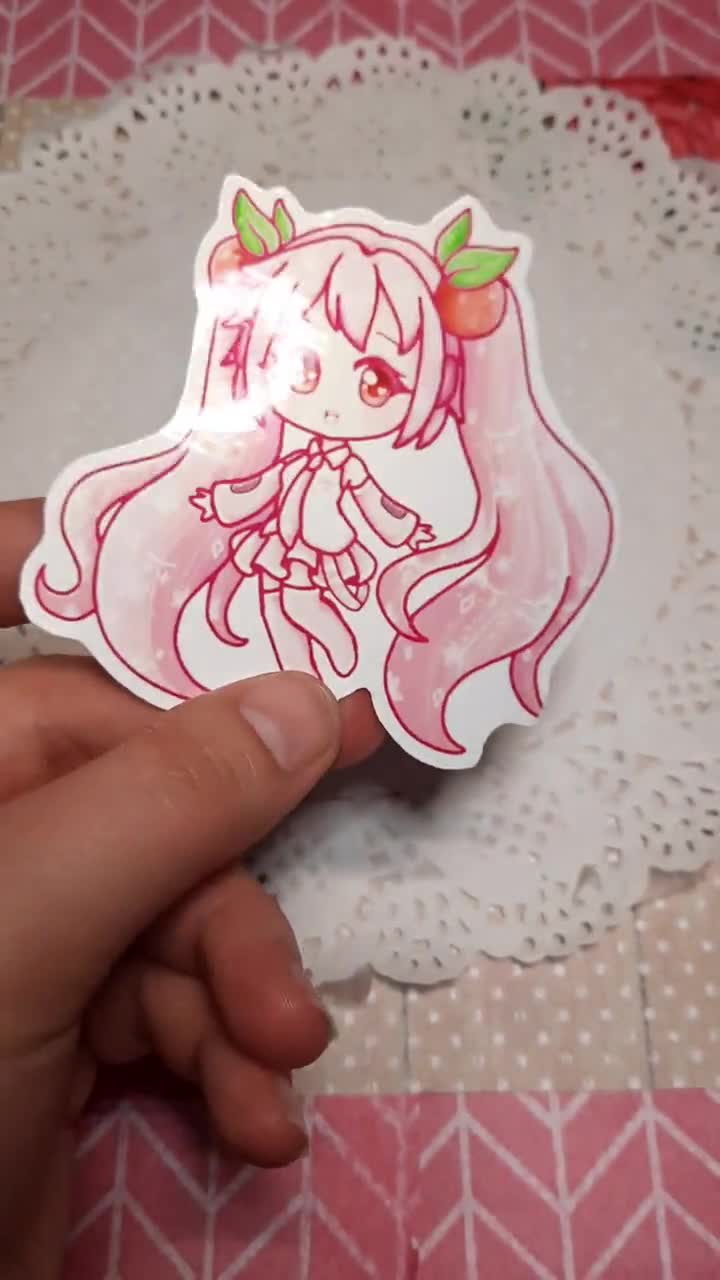 Hatsune Miku Chibi Sticker for Sale by oyasuminana