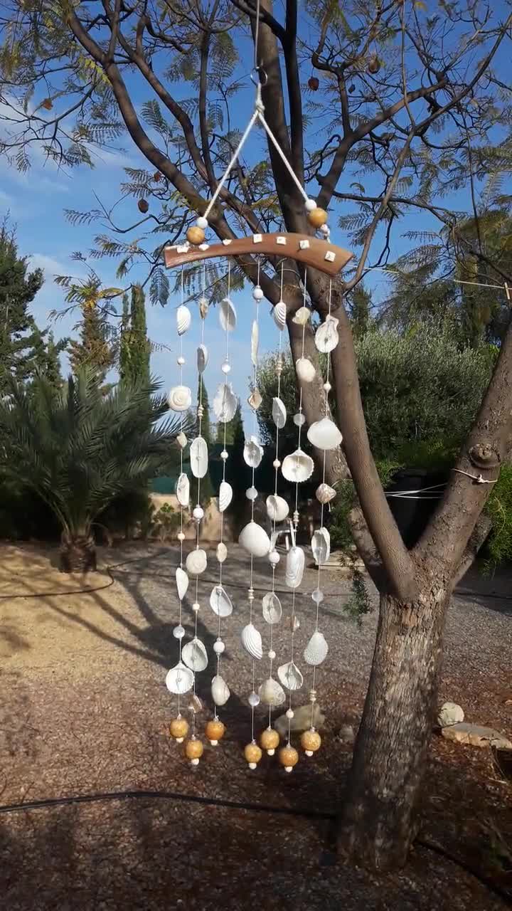 DIY Seashell Wind Chime, Windchime Kit, Garden Decor, Wall Hanging