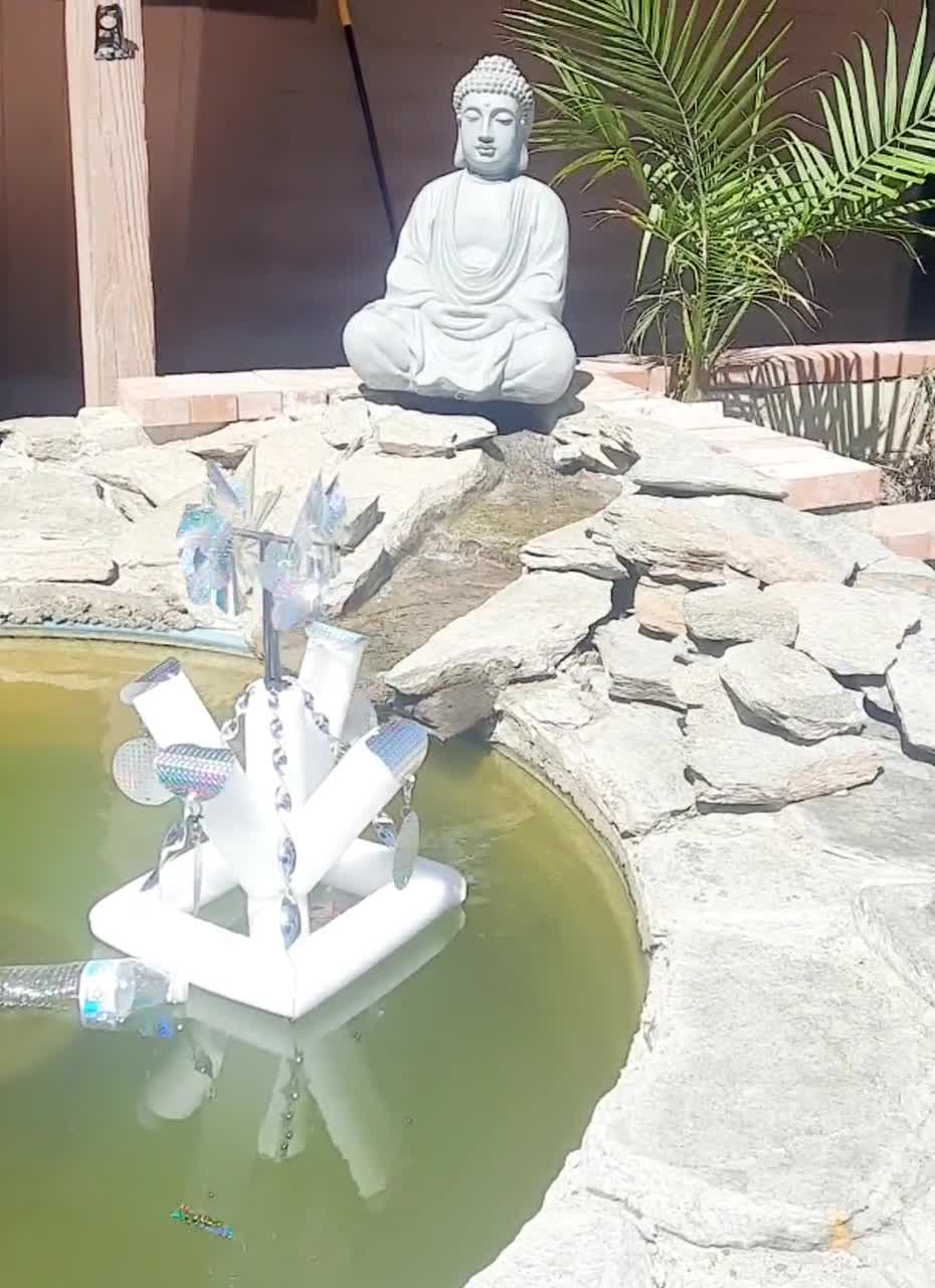Zwfjcmsa Set di dischi spaventapasseri per uccelli, in acciaio inossidabile, 3D riflettenti, girandola, decorazione per esterni, giardino, cortile, patio, fattoria
