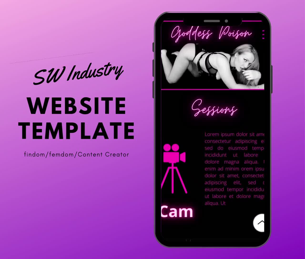 Editable SW Website Template Onlyfans Guide 5 Page Website Template  Dominatrix Website Template Adult Website Custom Website - Etsy Israel