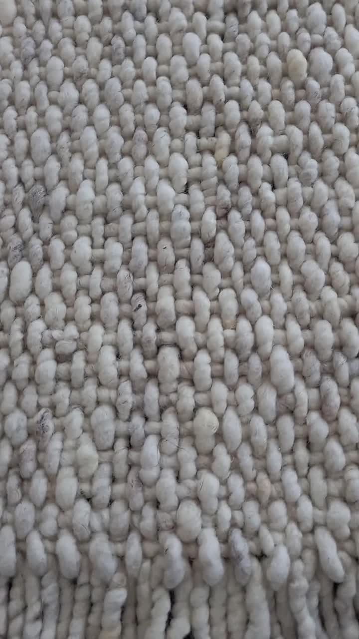 Bath Mat/ Bathroom Wool Rug/ 2x3/2x4/2x5/ Custom Runner Rug/ Beige