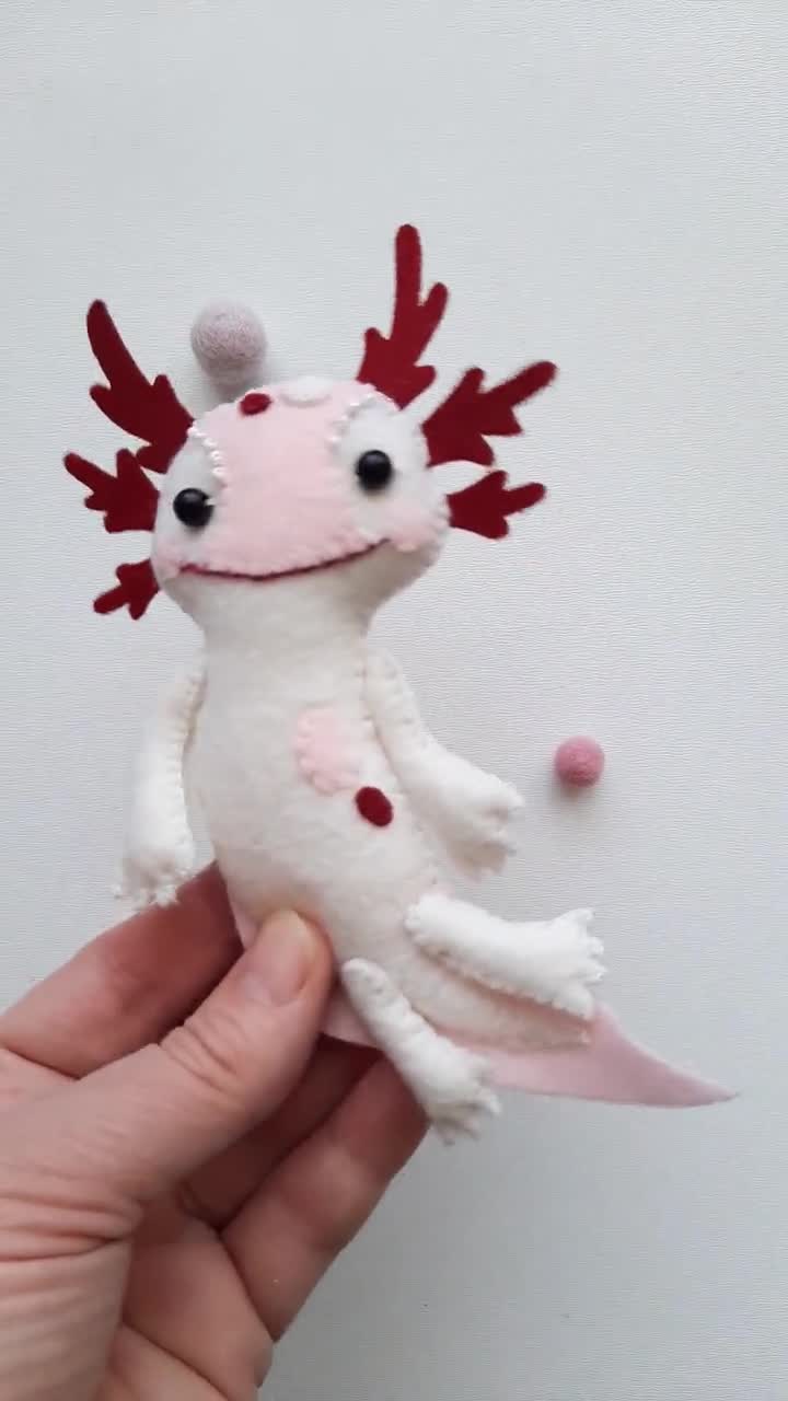 PDF Pattern Felt Axolotl Plush 