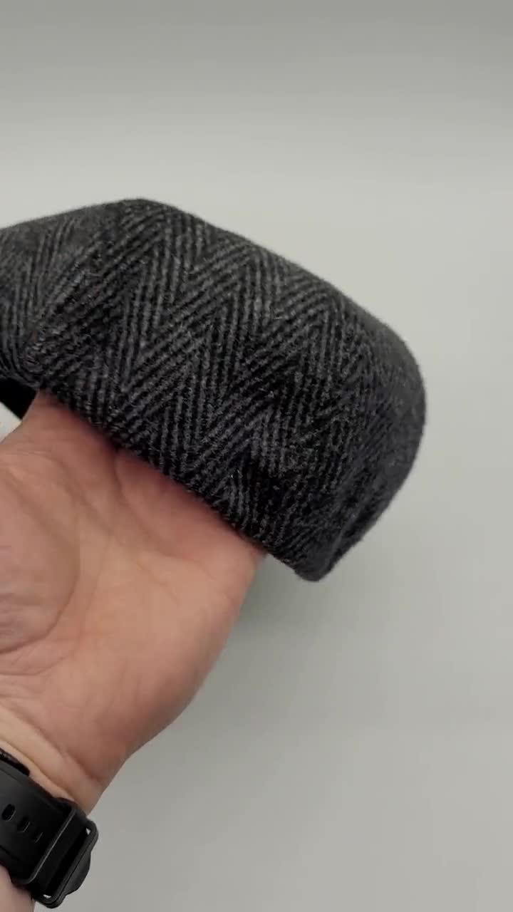 Cappotto Drew - Spina di pesce blu - Lana - Sézane