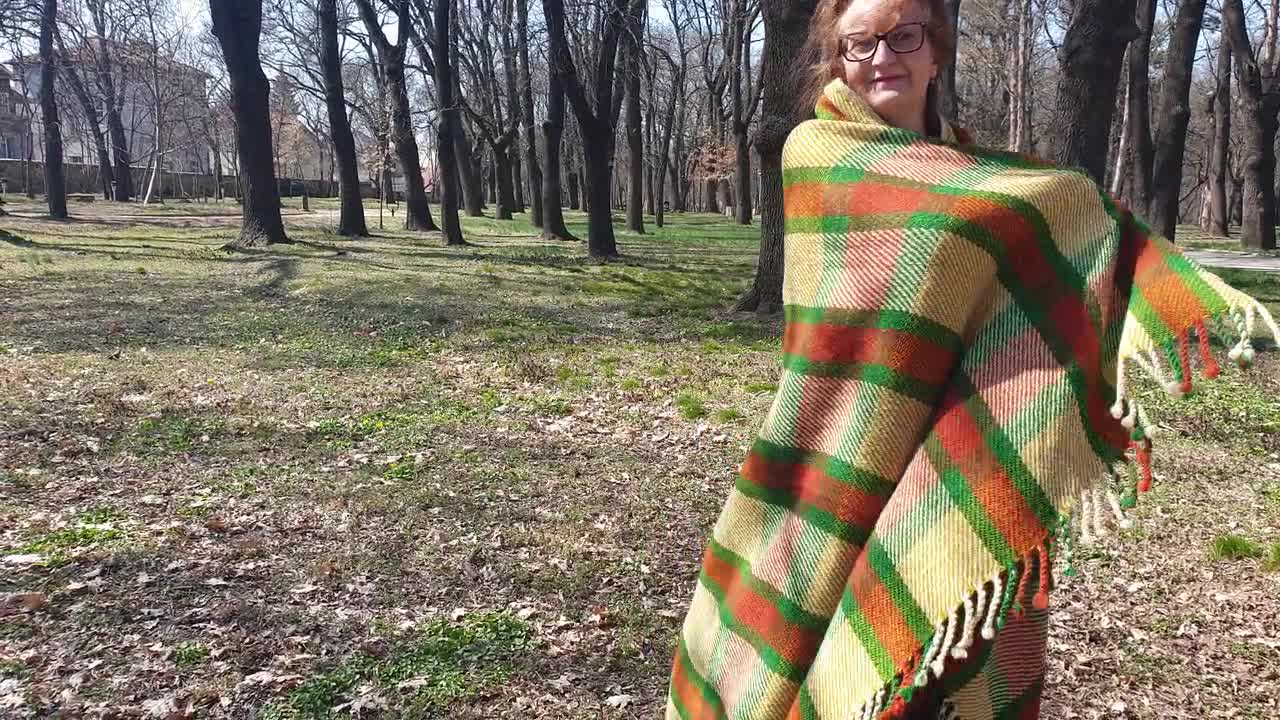 Plaid In Pura Lana 100% Vergine - Tartan Scozzese Verde 150x180 Cm - Confezione Regalo - Foto 9