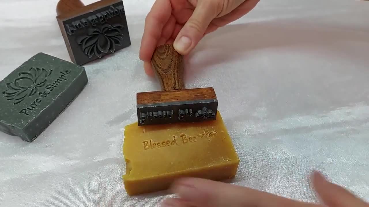 Resin Soap Stamp Handmade Making Mini Natural Soaps Acrylic DIY