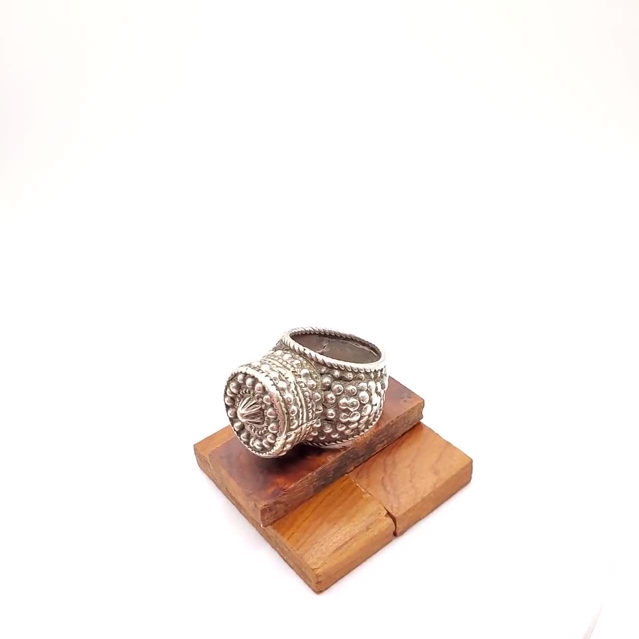 Antique Bawsani Yemen Silver wedding Ring size 8 Yemen tribal ,tribal  jewelry ,Hand Crafted Silver,Yemen Jewelry ,filigree Jewelry