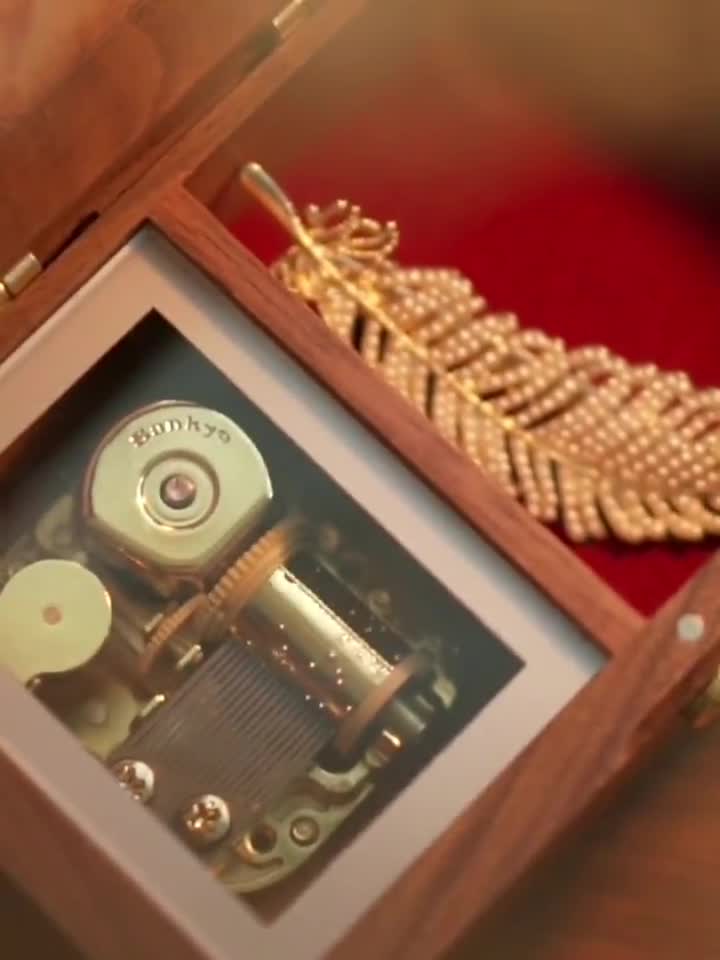 Personalized Wooden Photo Frame Jewelry Music Box | Custom