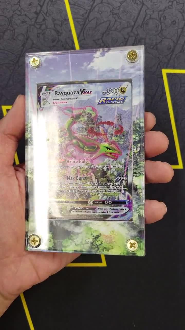 Rayquaza Mega EX Cards Set 76/108, 98/98, 105/108 Custom Card Set paper or  Handmade Plastic Card -  Finland