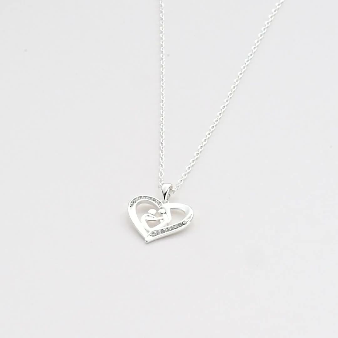Paloma Picasso® Olive Leaf heart pendant in sterling silver. | Tiffany & Co.
