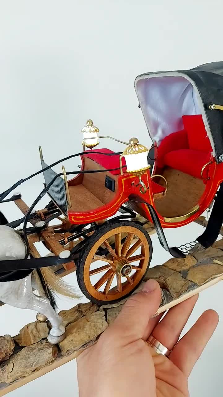 Home Decoration Car, Handmade Horse Carriage, Old Style Car