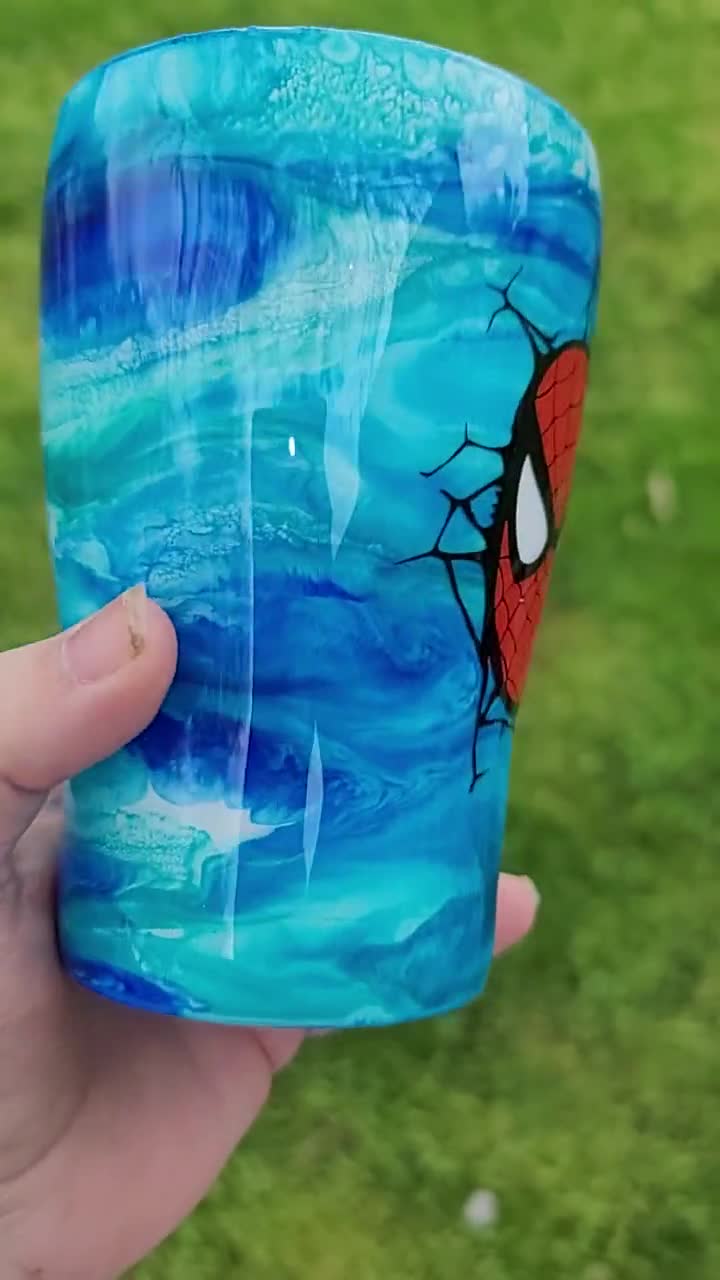 Spiderman Kid Tumbler – MotherLovinCustomDesigns