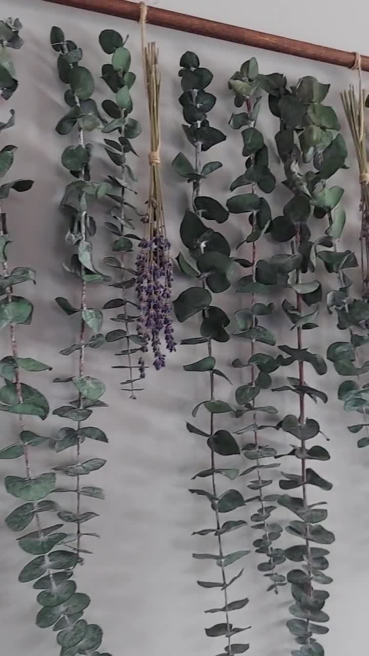 Eucalyptus and Lavender Wall Hanging Wall Hanging Home Decor Plant