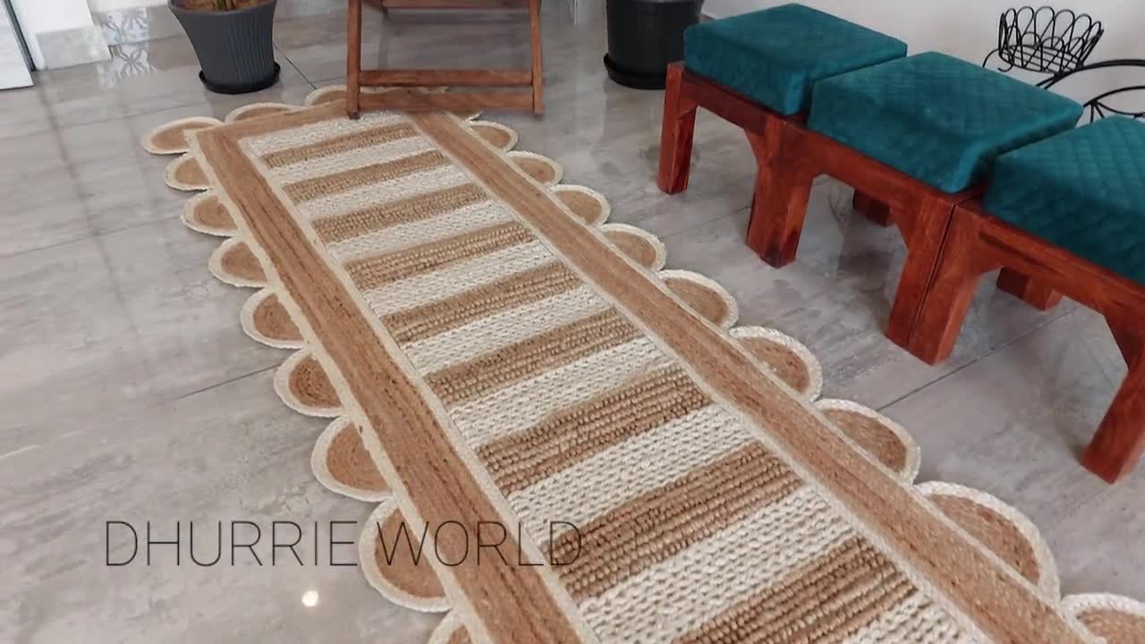 A Scalloped Jute Rug for the Closet — The Grit and Polish