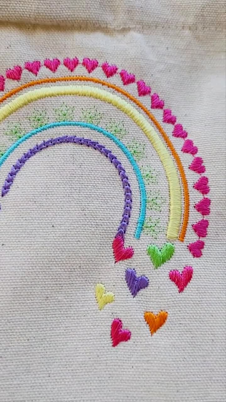 Mini Light Stitching Light Stitch Rainbow in Many Sizes, Rainbow