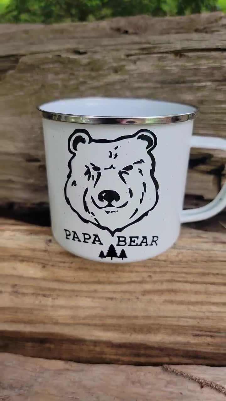 Papa Bear Mug, Grizzly Bear Coffee Mug, Gift for Dad, Manly Coffee Cup, Papa  Bear Cup, Father's Day Gift 