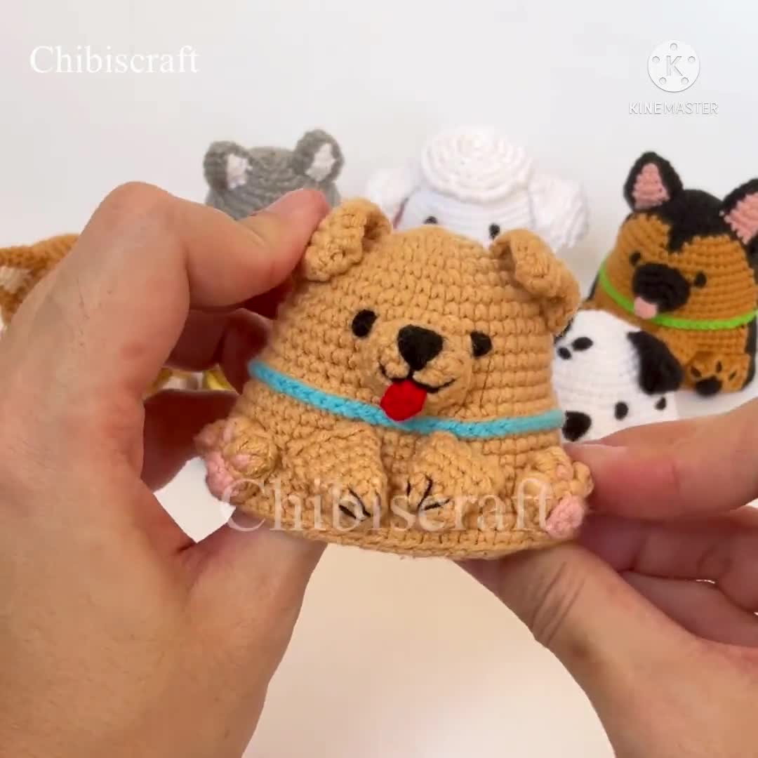 Siberian Husky Dog Crochet Pattern – Reversible Amigurumi pattern (PDF) Siberian Husky Dog Crochet Pattern – Reversible Amigurumi pattern (PDF)