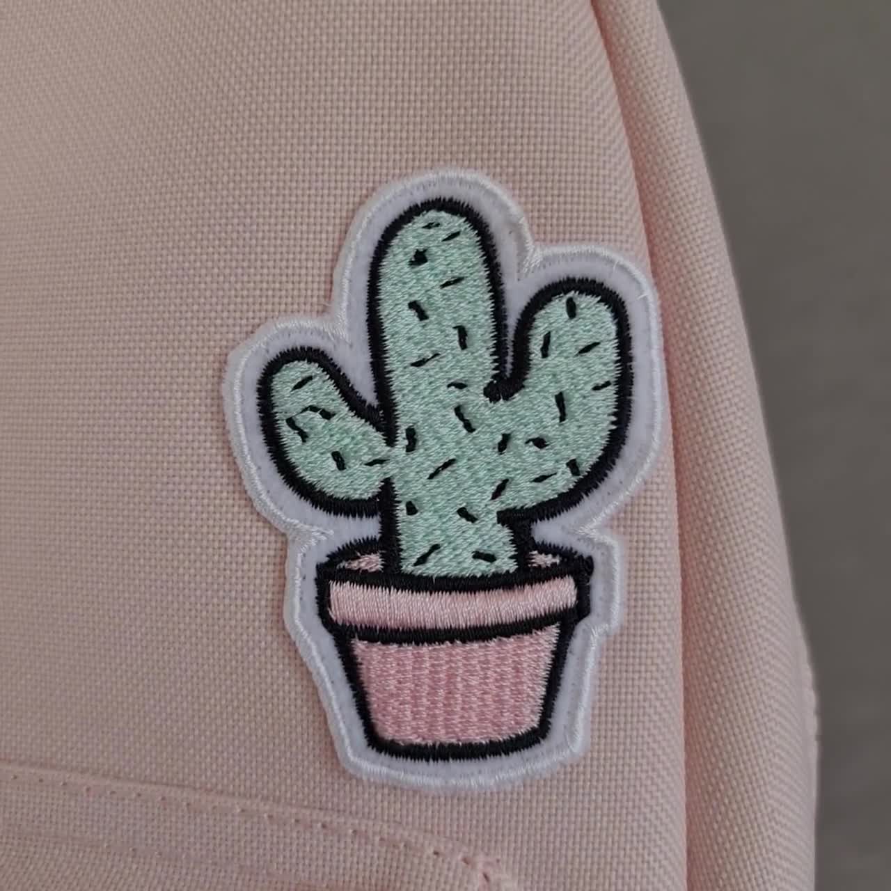 Cute Sewing Notions Cactus Embroidery Patches For Clothing Jackets Shirts  Iron On Cartoon Patch From Jonnaean, $8.05