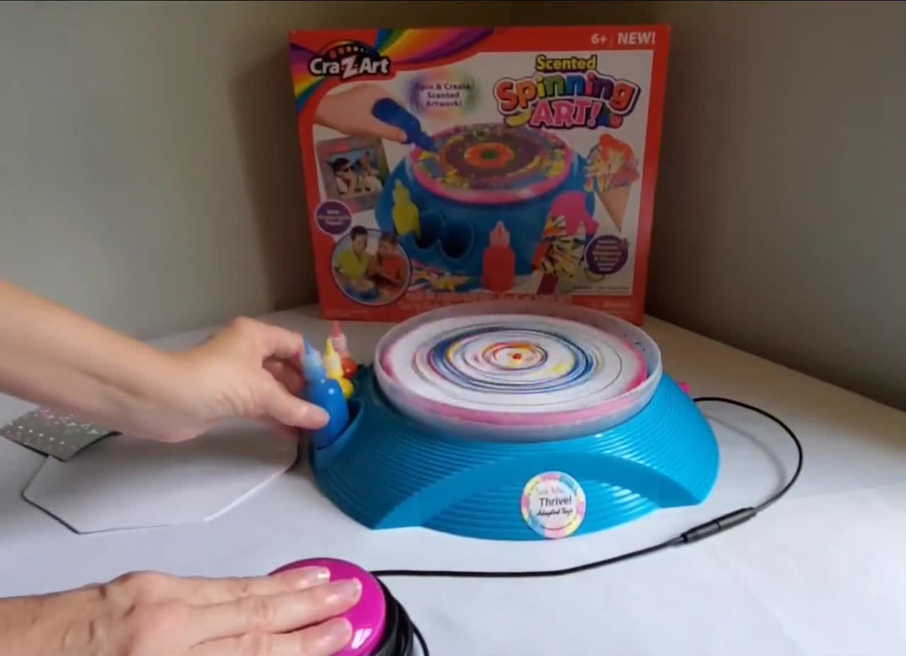 Spin Art Switch Adapted Fun- Scented!