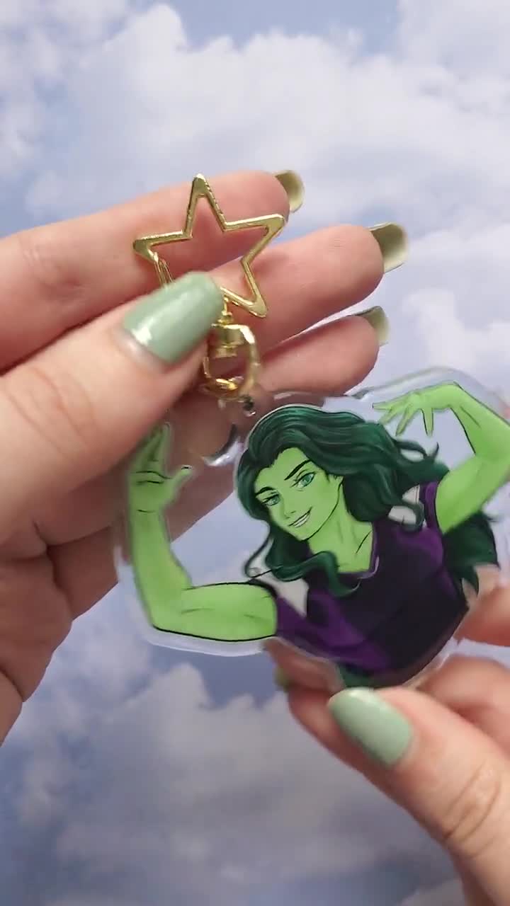 She deals hulk keychain