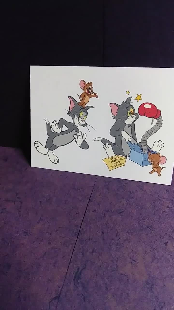 Tom and Jerry Temporary Tattoo -  Sweden