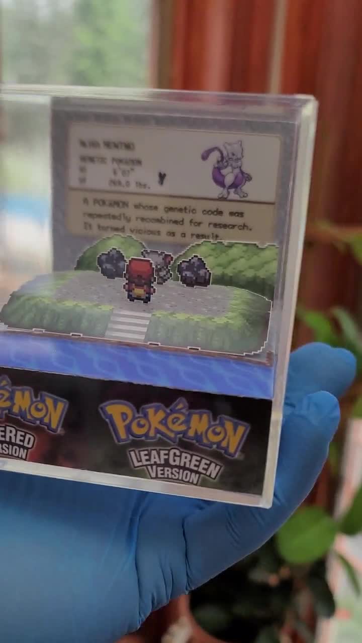 Pokemon Firered and Leafgreen Mewtwo Pokemon Diorama -  Sweden