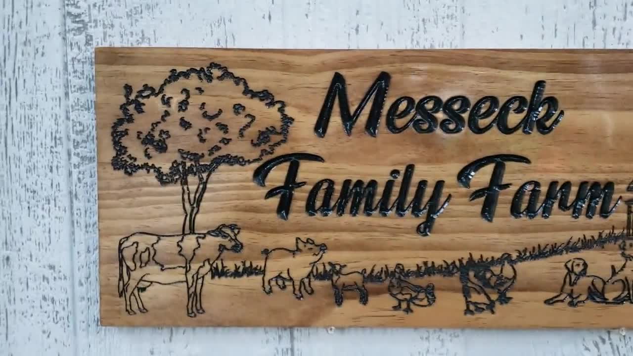 Outlet Personalized Custom Rustic Barn Wood ~ Family or Family Farm Sign