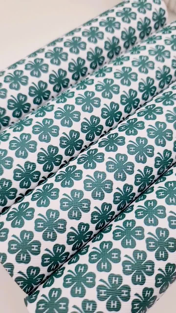 4H Printed Faux Leather Vinyl Sheet Fabric Vinyl Sheets Craft 