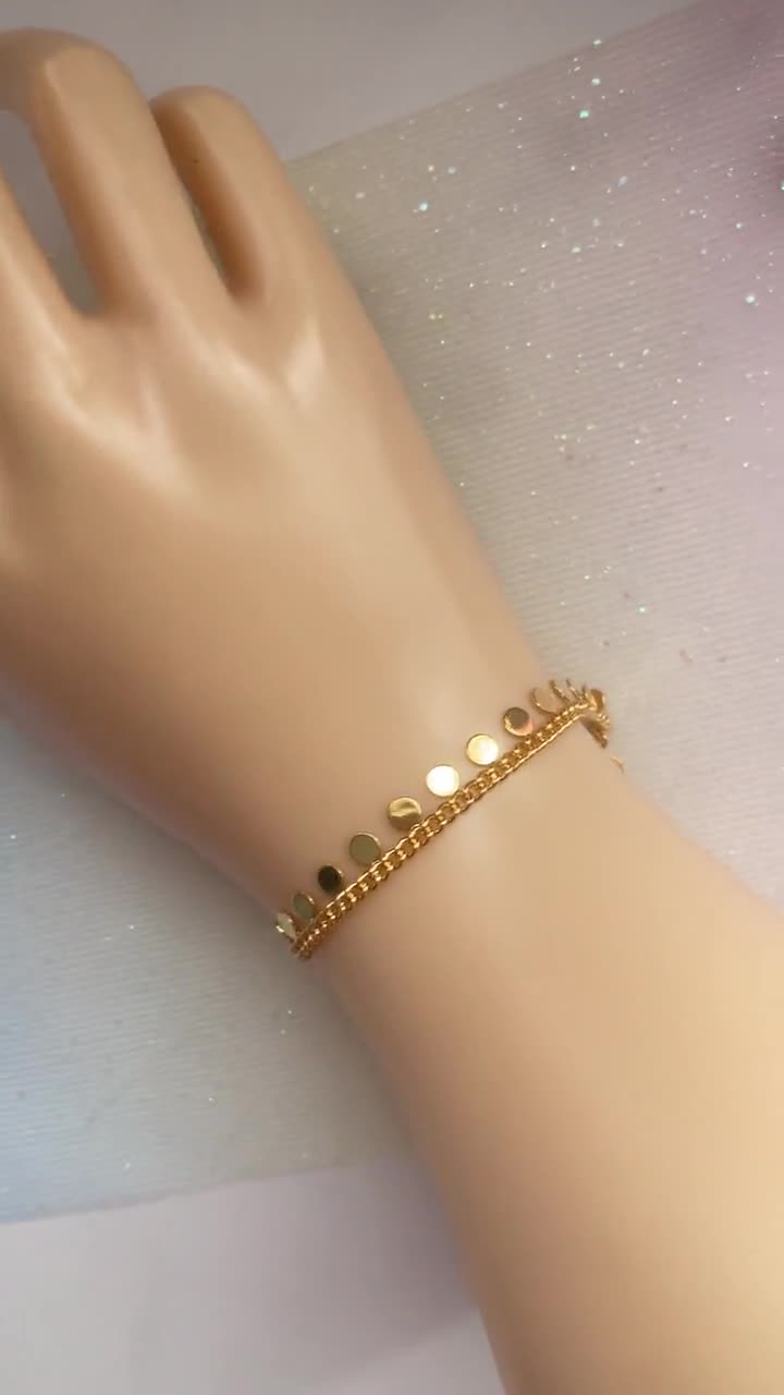 Plain Bright designer 22kt yellow gold handmade bracelet, All size  customized 7 mm unisex bracelet, best gift men's jewelry gbr4
