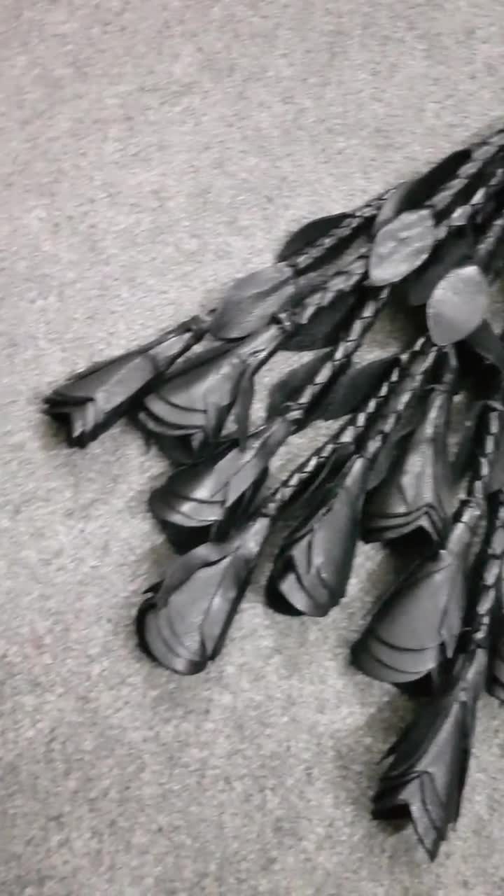 Flagger / Fouet En Cuir De Vache Véritable - Cat-O-Nine Tails - Fait