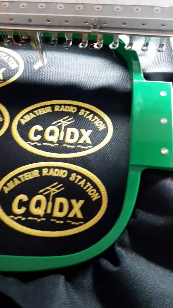 CQ DX Amateur Radio Station Patches Embroidered