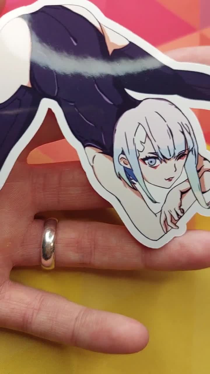 Anime cyberpunk anime sticker edge walker two-dimensional sticker