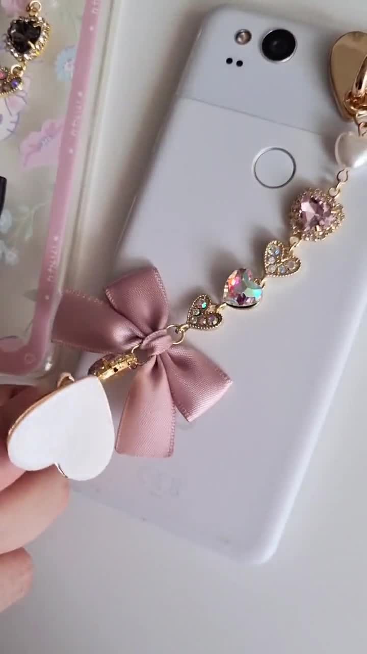 LIRUNQIN Phone Charm Strap Kawaii Accessories Cute Keychain Lanyard String  Charm