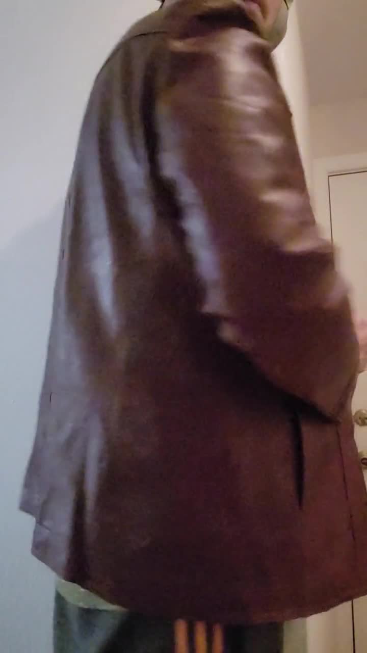 West Germany Retro Leather Jacket | Men's 44R (large) | Moto