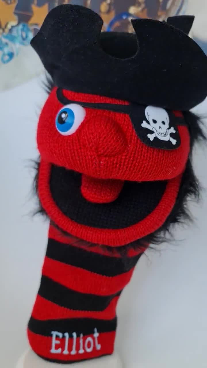 Pirate Hand Puppet Sewing Kits (Pack of 4) Sewing & Weaving Kits