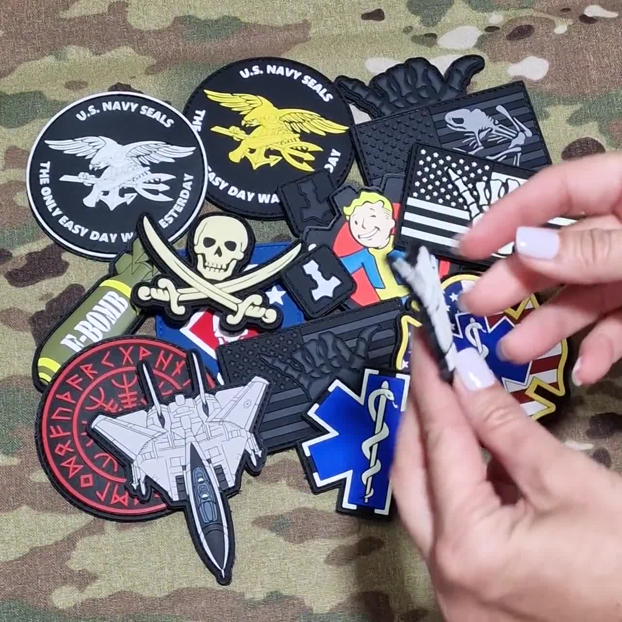 Tactical Cats Airsoft Opurrations PVC Morale Patches 