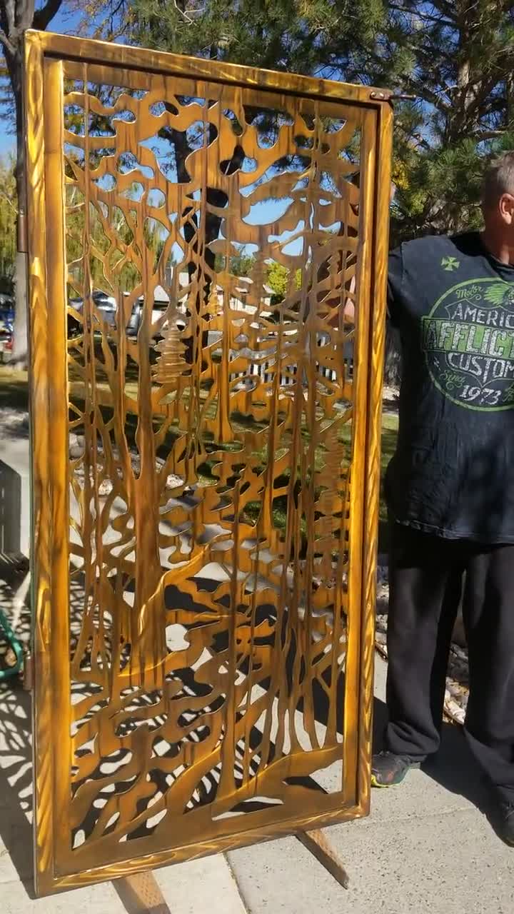 Cancello d'ingresso per esterni Cancelli da giardino rustici fatti a mano  in metallo personalizzati -  Italia