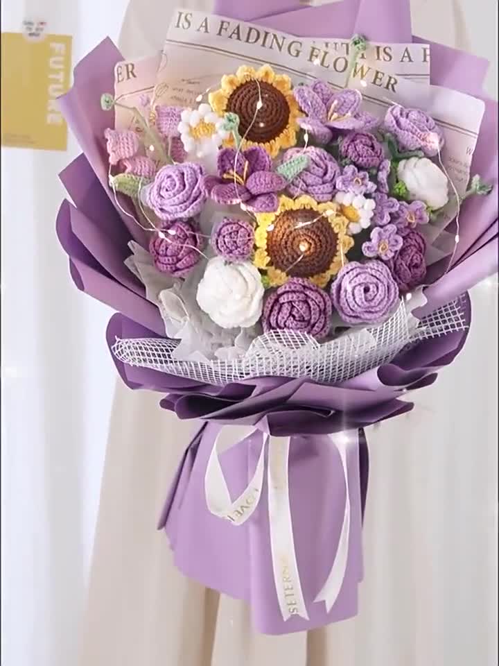 Floral Arrangement Kit Bouquet Wrap DIY Wedding Bouquet Kit-Taobao