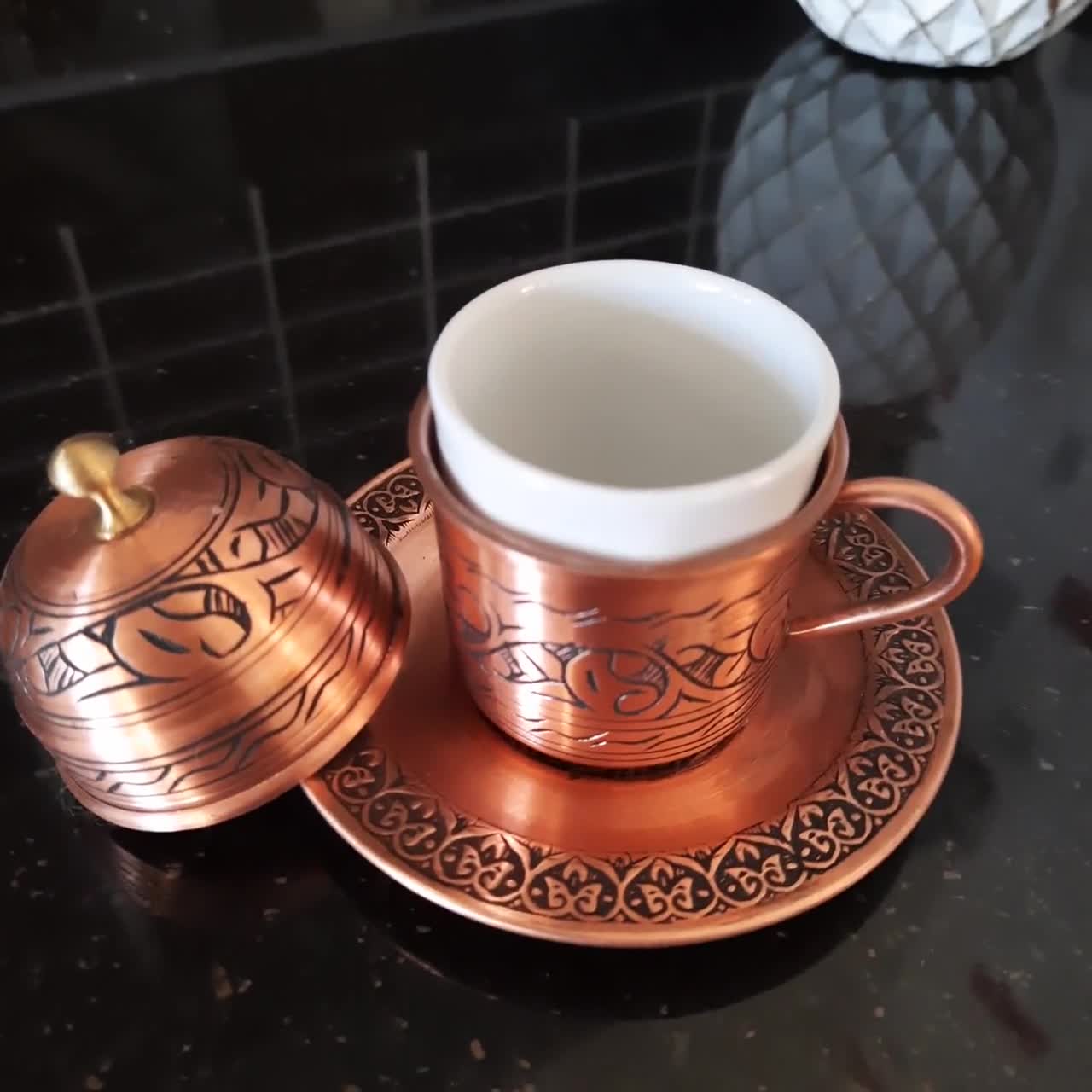 Turkish Coffee Cup, Copper Coffee Cup, Unique Gift Ideas, Birthday Gift,  Arabic Coffee Cup, Keepsake Gifts, Anniversary Gifts, Rustic 