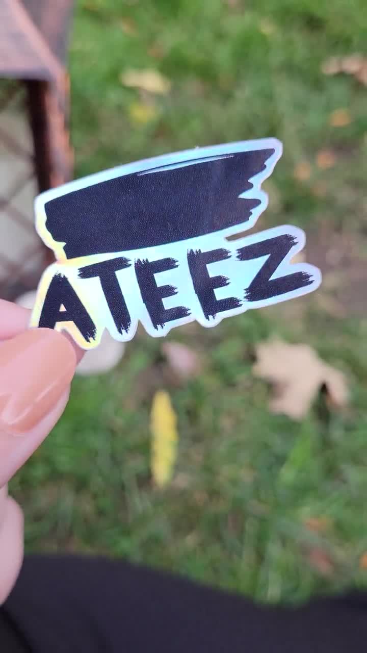 kpop ATEEZ guerrilla sticker / ateez album / ateez fever / 에이티즈 merch /  ateez merch