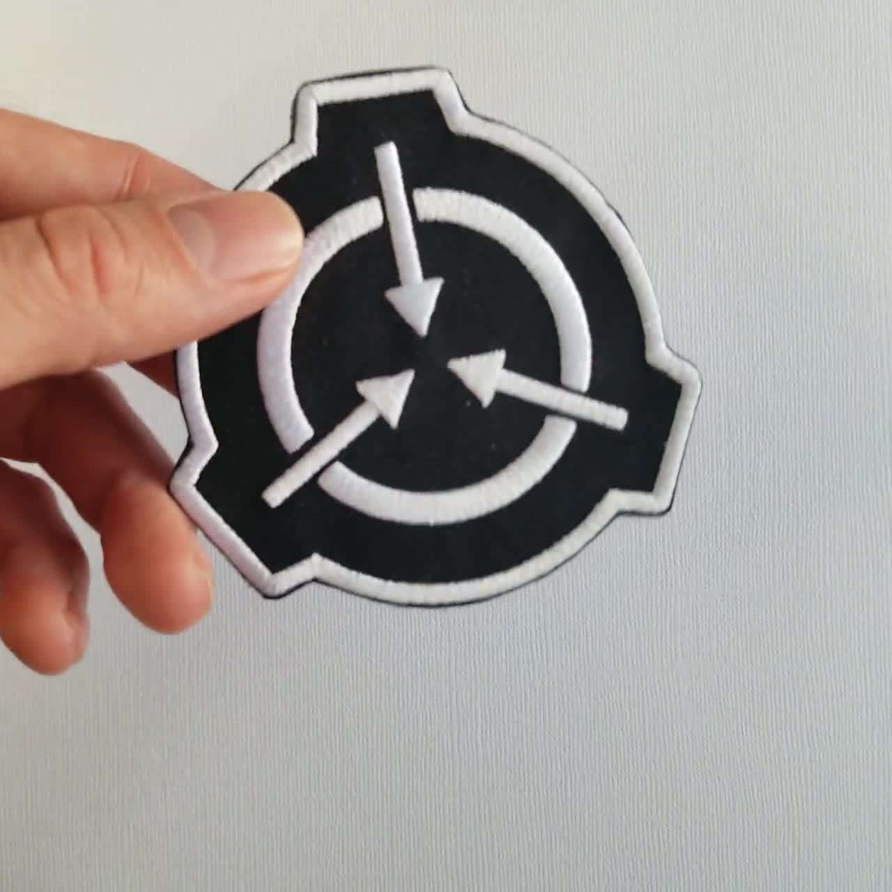 SCP Logo Clear Back 3-inch Sticker 