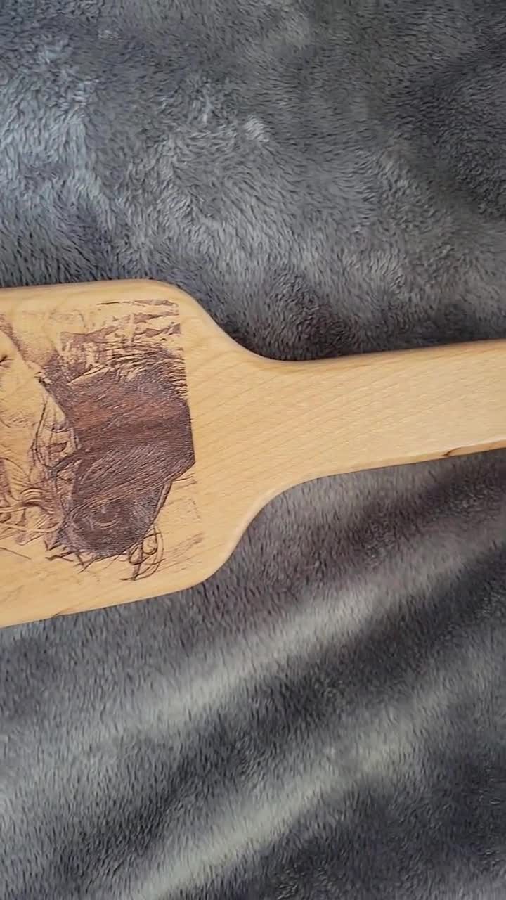 16NH Laser Engraved Spanking Paddle from Woodrage