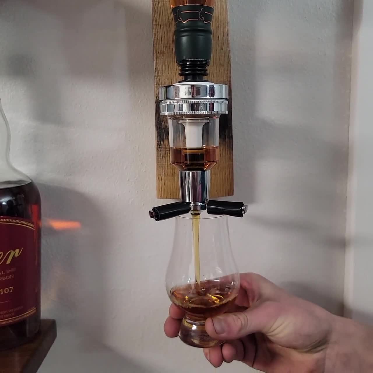 Liquor Dispenser Wall Mount - FREE SHIPPING – Bluegrass Bourbon Co