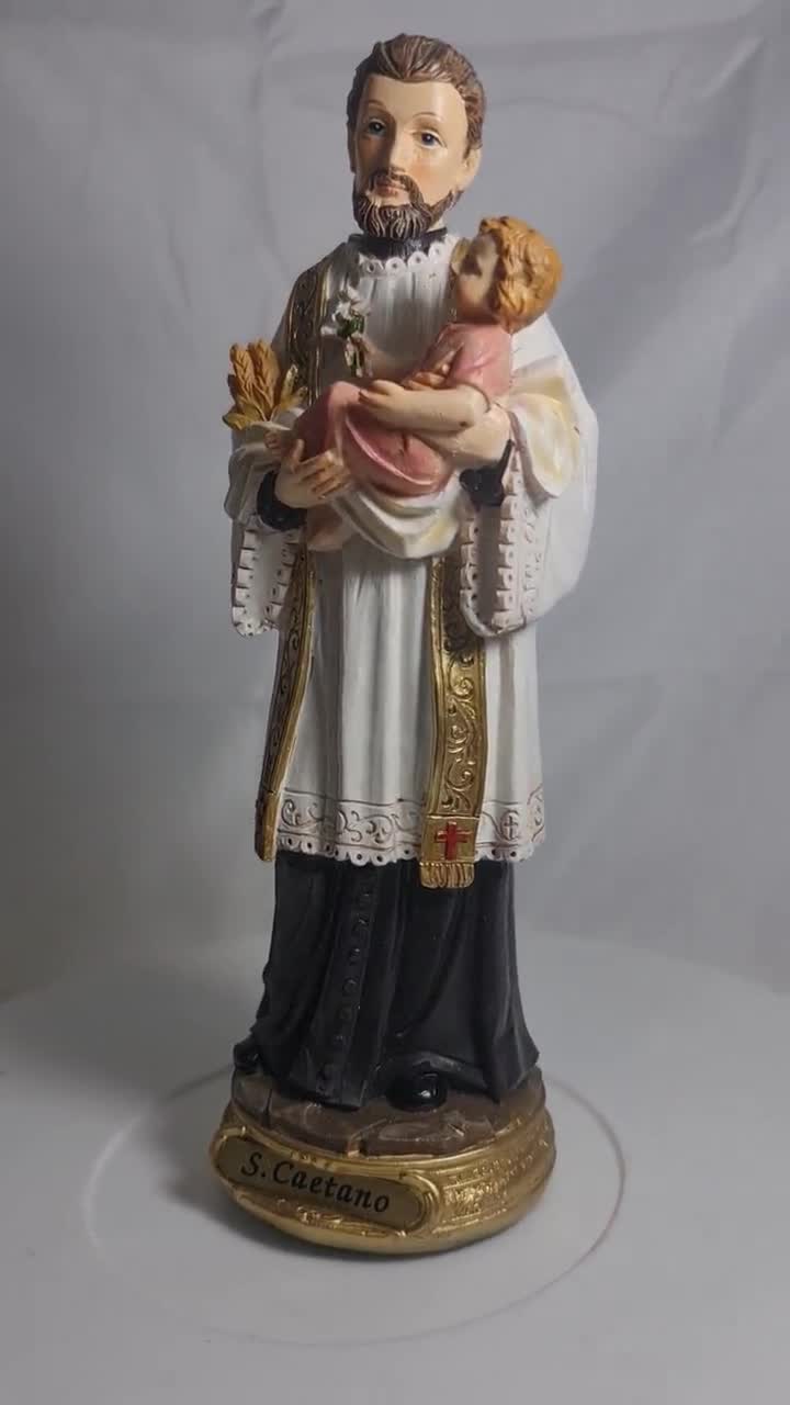 Figura de San Pancracio St Pancratius de 12 pulgadas, estatua de pancracio,  arte religioso para regalo