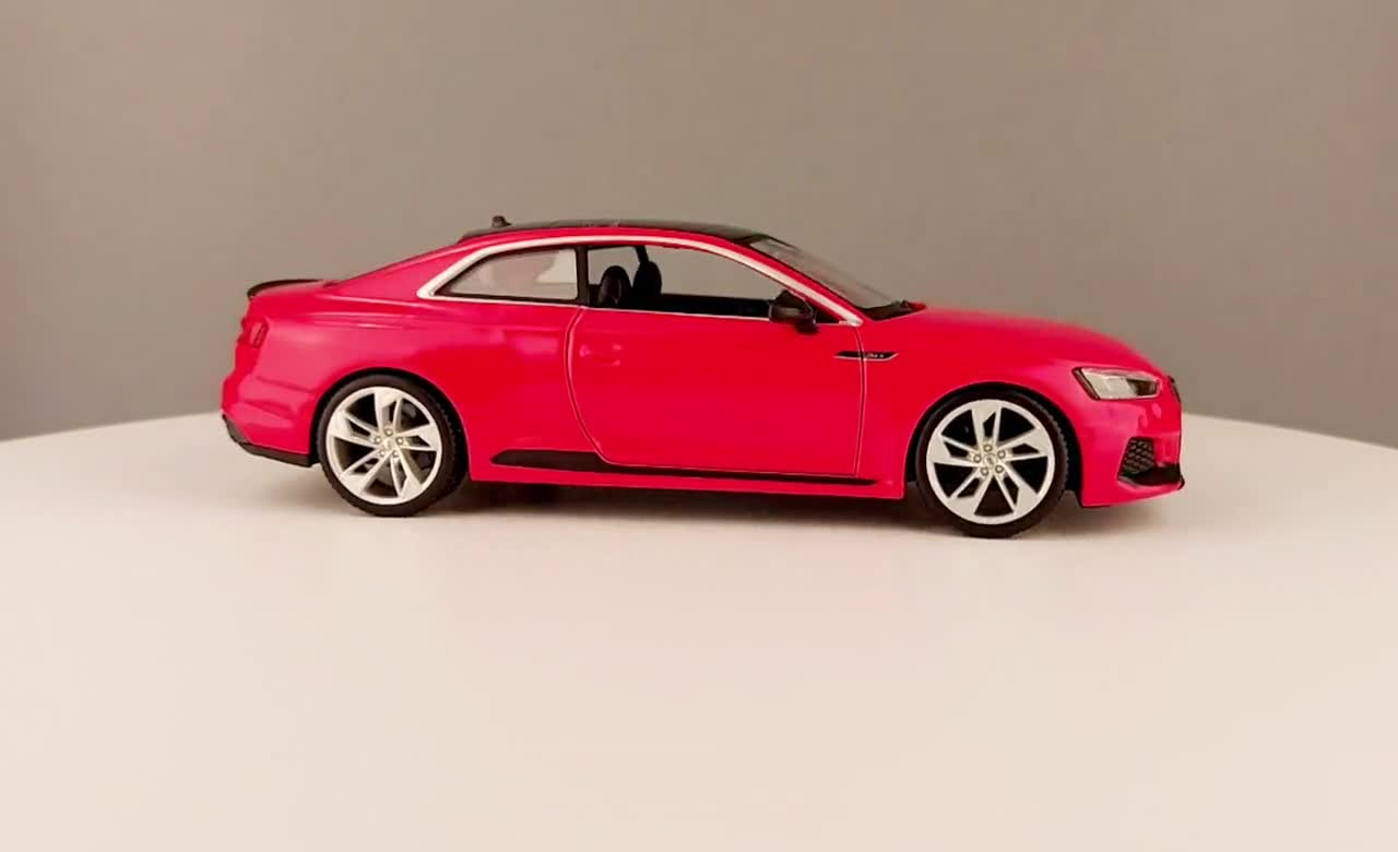 Audi RS 5 Coupe Bburago 1:24 Diecast / Wooden Base and an - Etsy