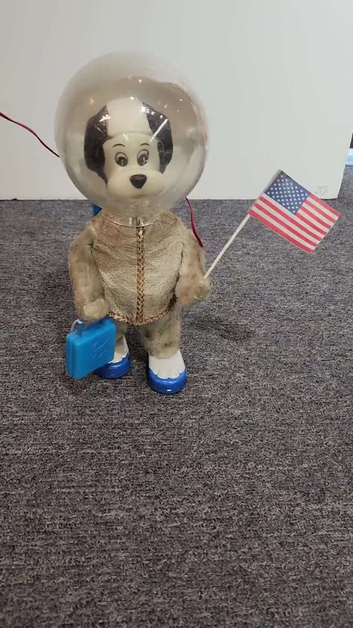 Vintage Yonezawa Astro Dog: 1960s Battery Operated Toy, Japan Made