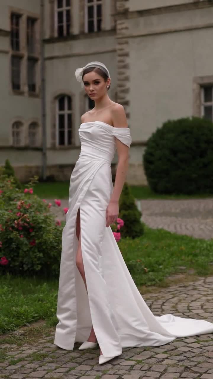 Guanti da sposa Tais, guanti da sposa in tulle -  Italia