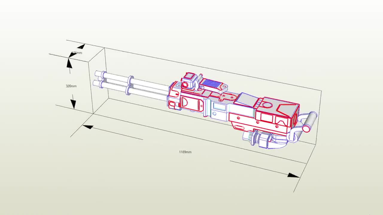 Zware Infanterie Mandalorian Gun Template - Gun Pattern BOB video poster
